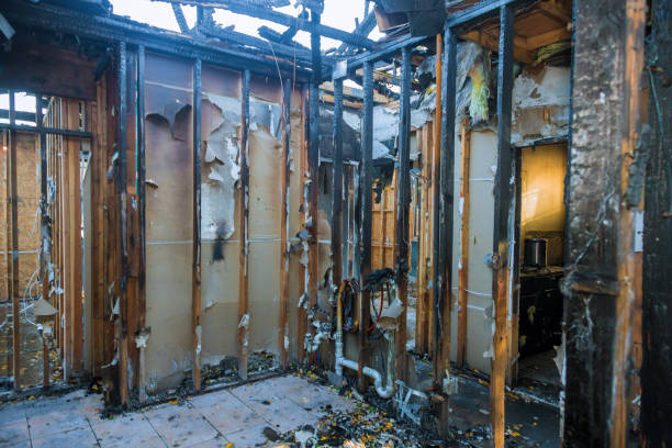 Professional Fire Damage Repair technician working in Marcus Hook, PA